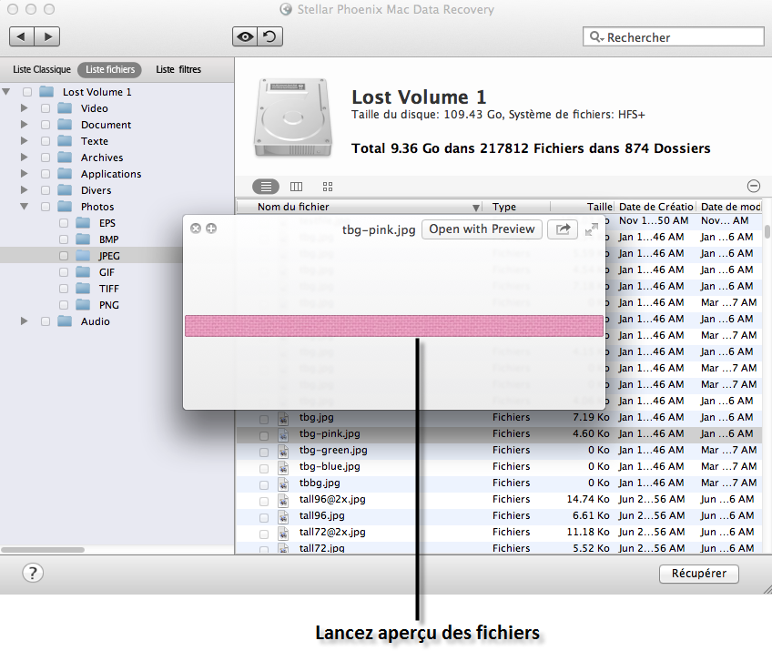 Récupération de partition Mac supprimée