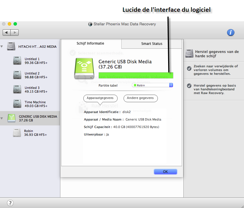 Récupération de données Stellar Phoenix Mac