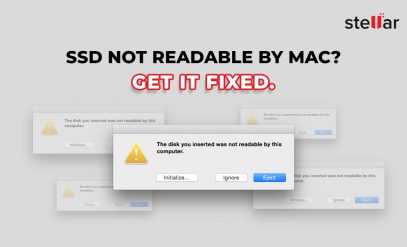 SSD not readable on Mac