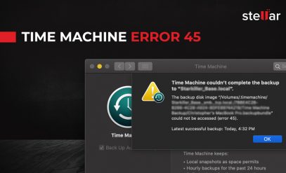 Time Machine Error 45