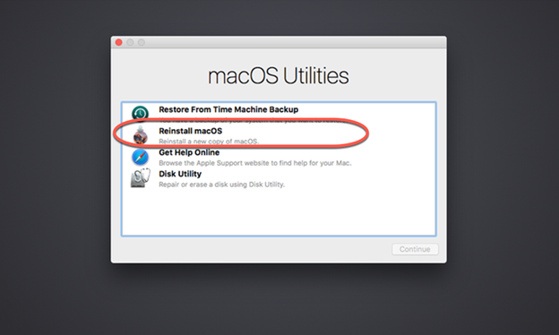 Reinstall macOS