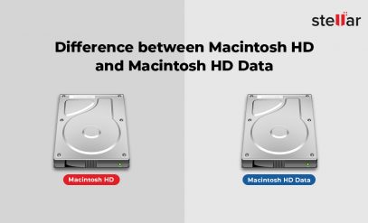 Difference between Macintosh HD and Macintosh HD Data