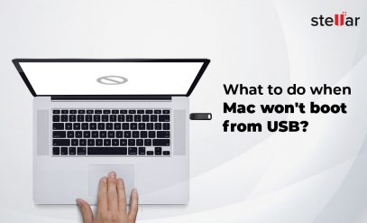 mac wont boot from usb