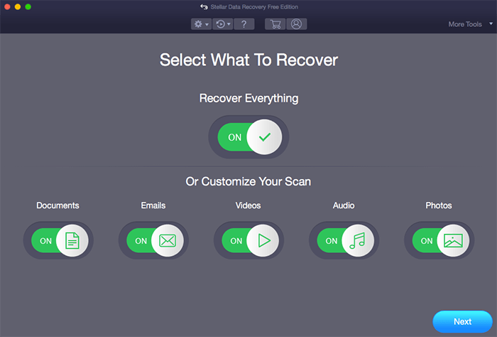 Stellar Data Recovery Free Edition for Mac 