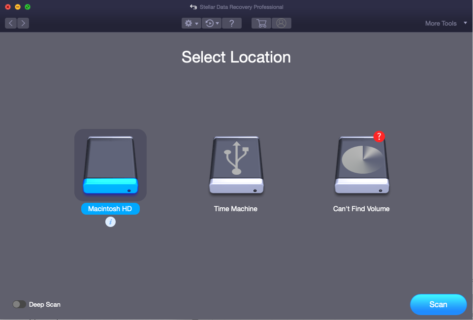 Select drive